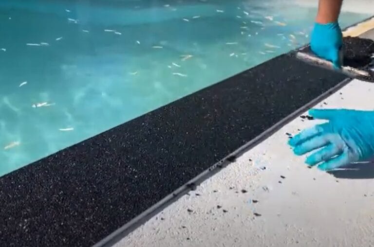 problèmes de moquette de pierre piscine