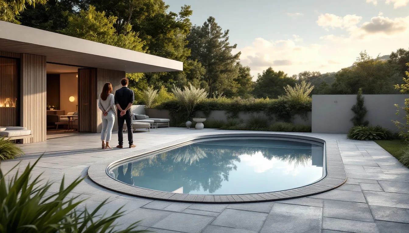 Comment couvrir une piscine en forme de haricot avec une couverture adaptée