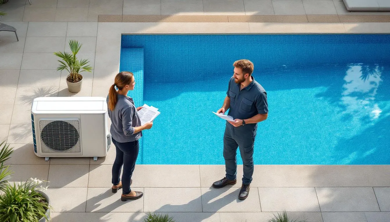 Calcul de la puissance d'une pompe à chaleur pour chauffer une piscine de 50m3