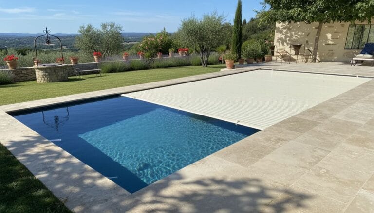 volet immergé piscine