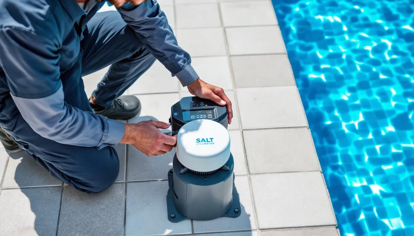 Électrolyseur piscine écologique pour eau claire et baignade agréable