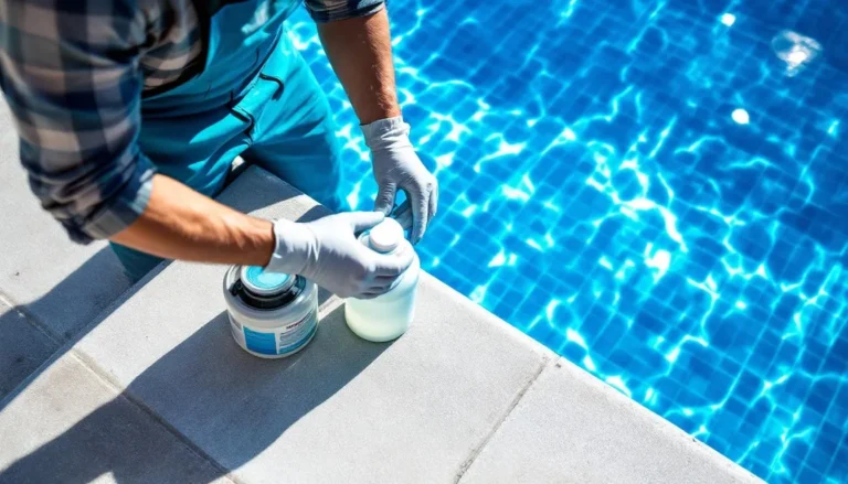 Floculant piscine clarifiant l'eau trouble pour un bassin propre et net