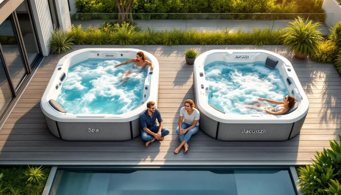 Comparaison entre spa et jacuzzi pour choisir un bain à remous idéal