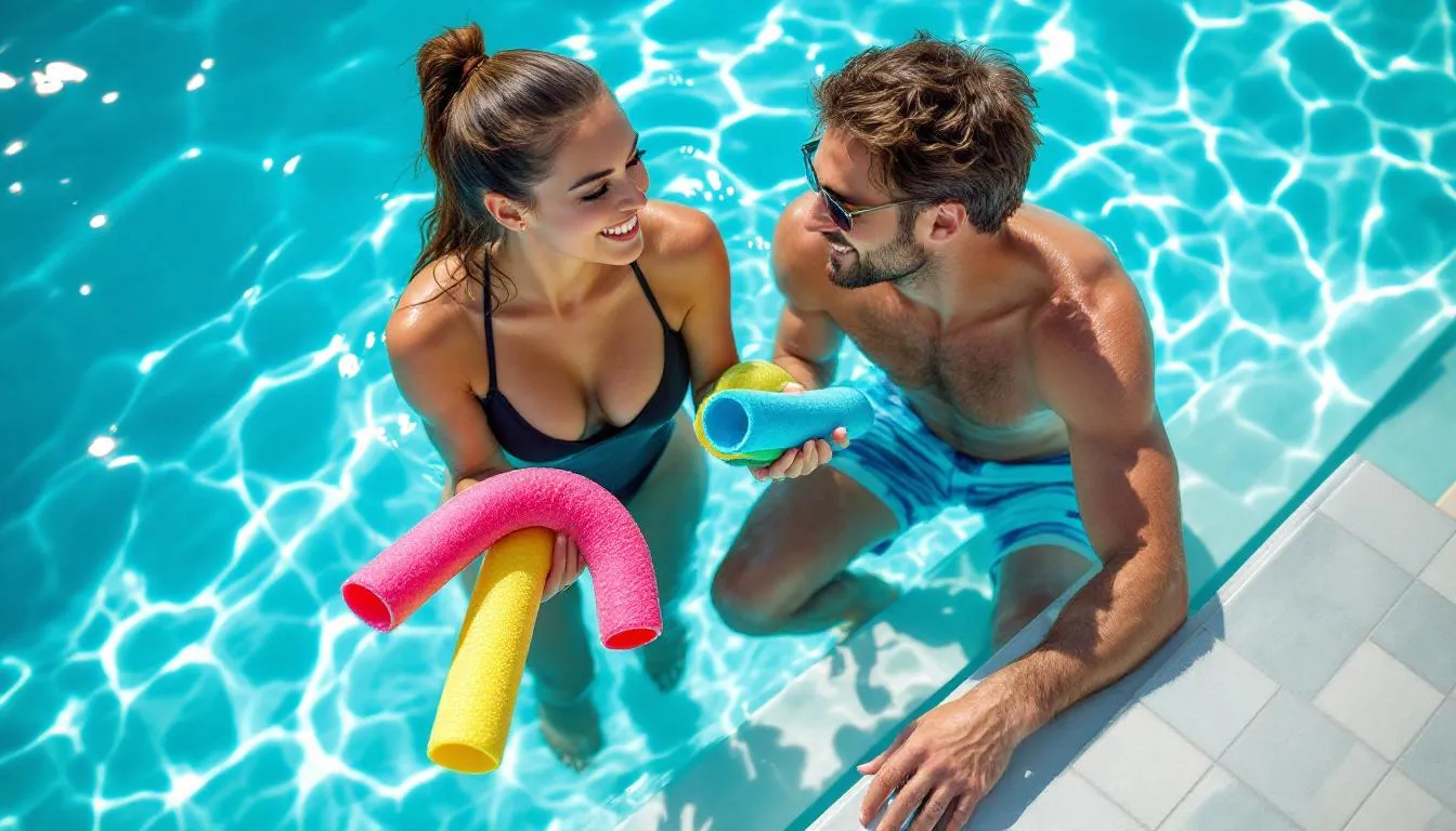 Frite piscine rendant les moments aquatiques ludiques et éducatifs