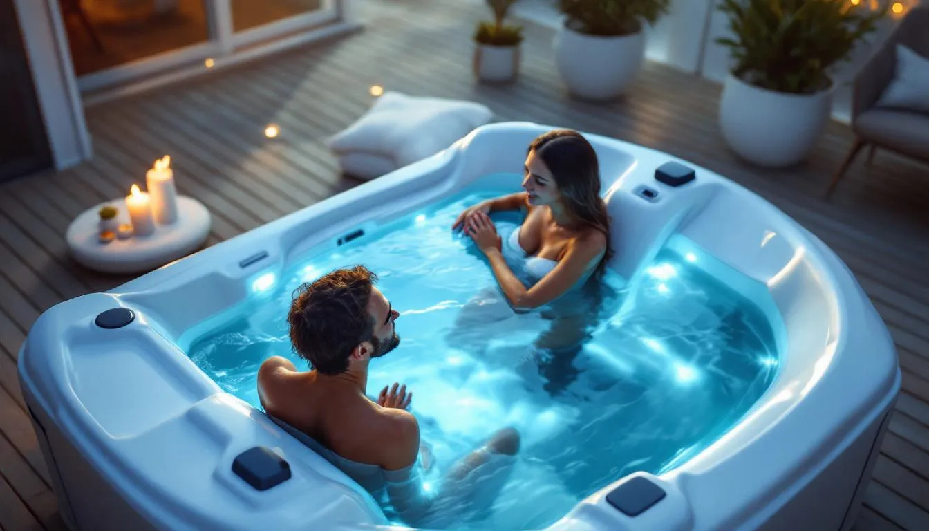 Spa rigide offrant confort et isolation thermique pour un bien-être optimal