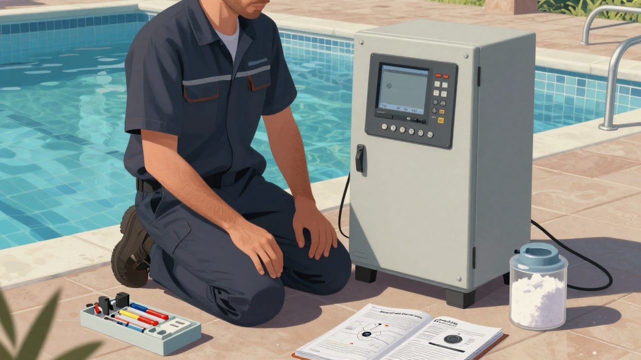 Électrolyseur Pacifys pour piscine avec solutions de nettoyage efficaces