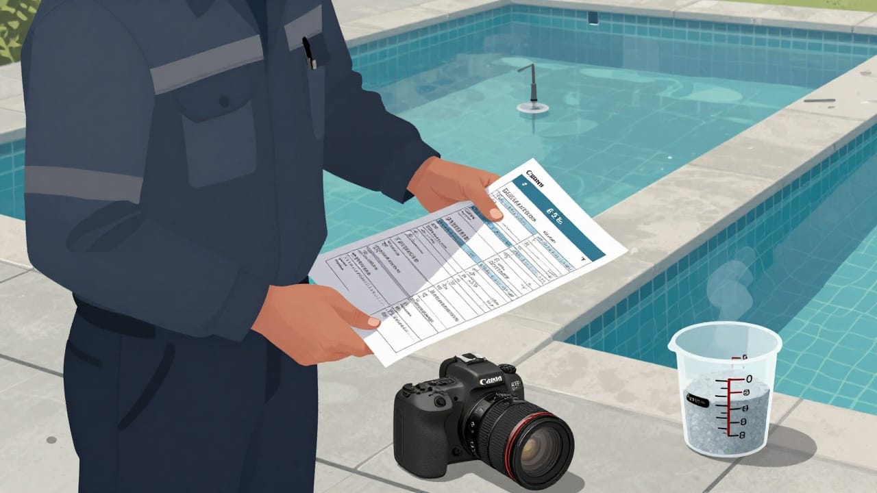 Tableau de dosage ph moins pour ajuster le niveau d'acidité de l'eau