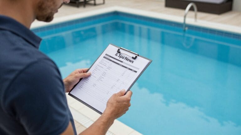 Tableau de dosage sel piscine montrant les quantités recommandées