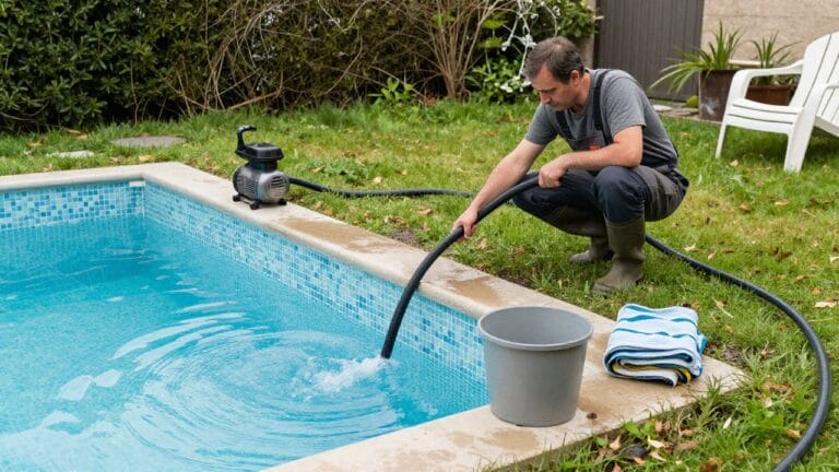 Comment vider une piscine facilement et efficacement étape par étape