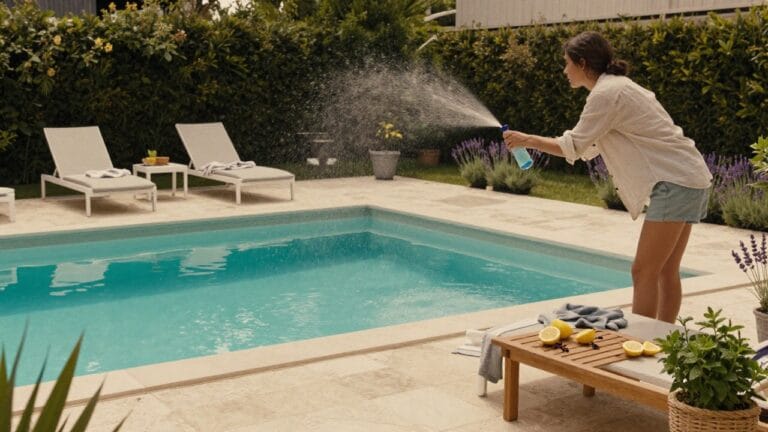 Répulsif guêpes efficace pour piscine, solution anti-insectes