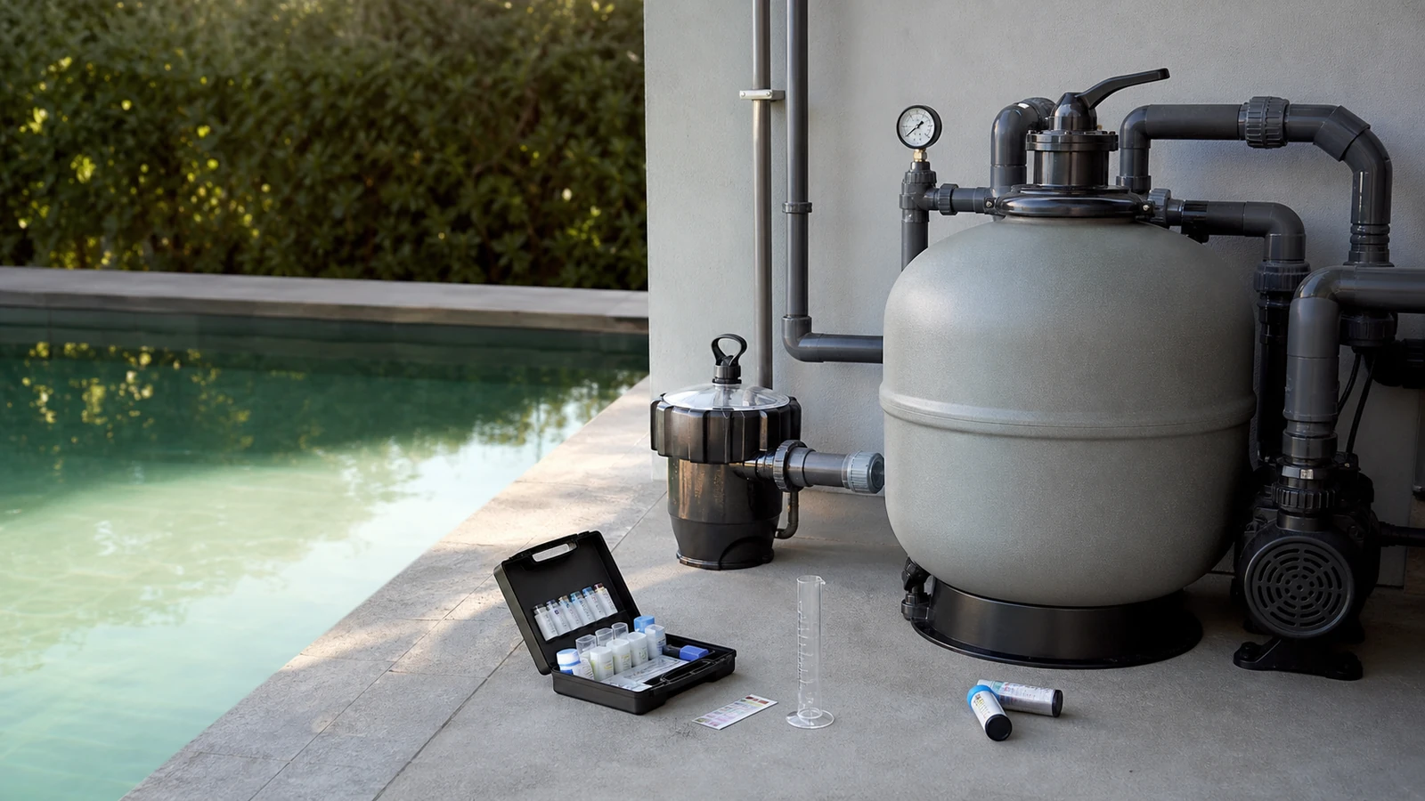 j'ai mis trop de clarifiant dans ma piscine avec solution pratique d’entretien