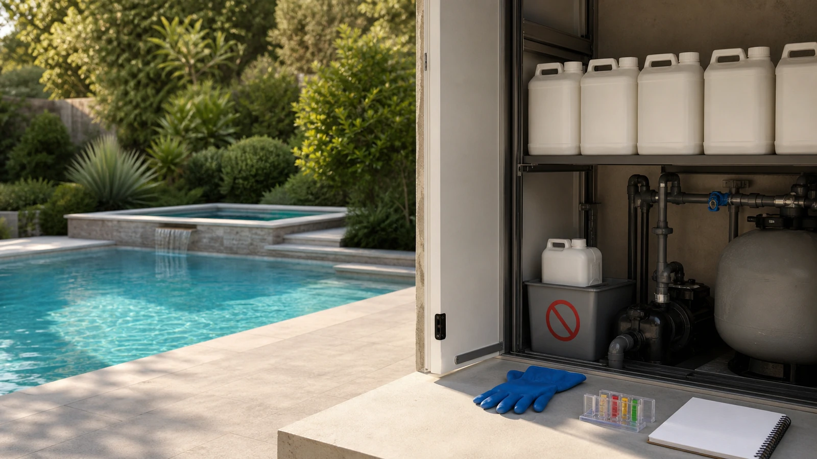 oxygène actif piscine interdit avec détail pratique illustré
