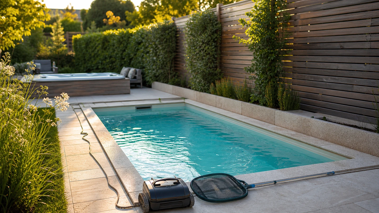 piscine moins de 10m2 distance voisin avec détail pratique illustré